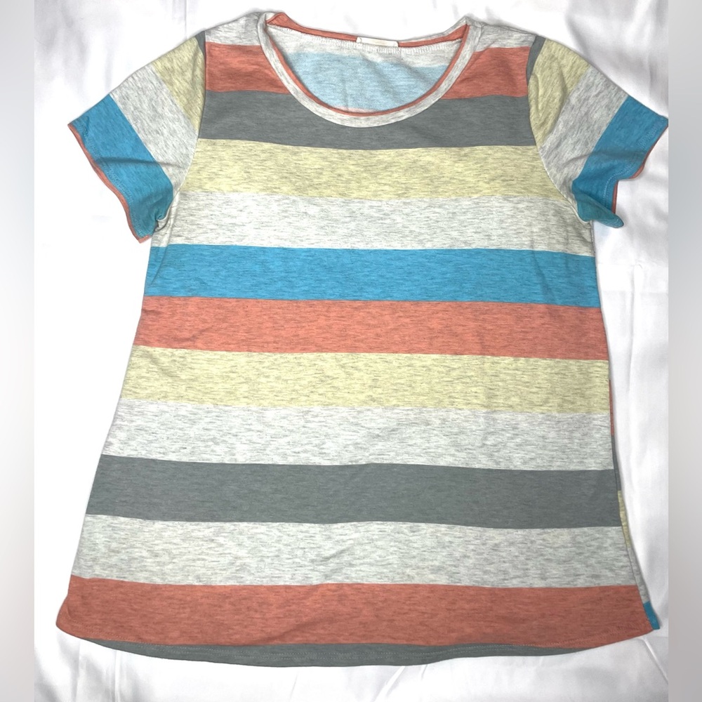 Women’s BomBom Multicolored Large Striped T-Shirt